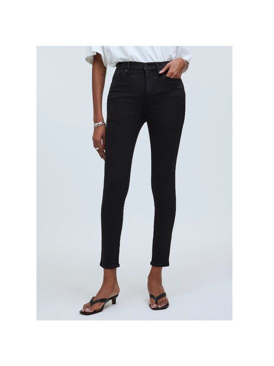 Madewell Denim - New MADEWELL Women's Black Frost Stretch Tall 10" High-Rise Skinny Jeans Size 24